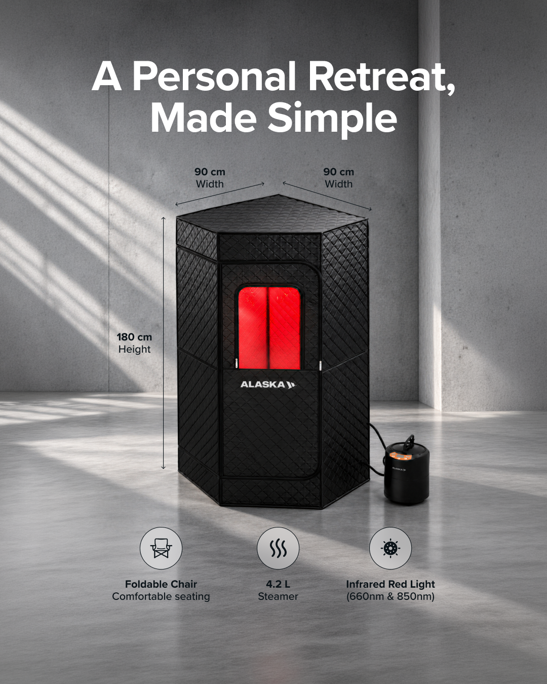 Alaska InfraRED Sauna